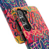 Colorful Squiggly Lines Tough Phone Cases
