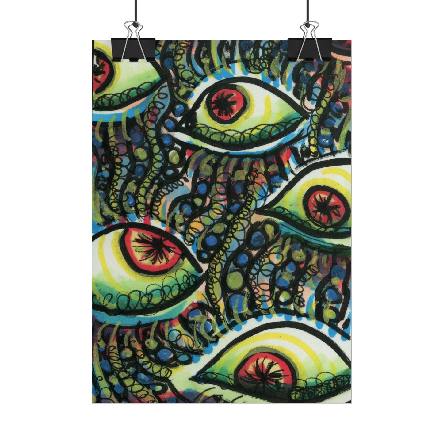 "Trippy Eyeball" poster