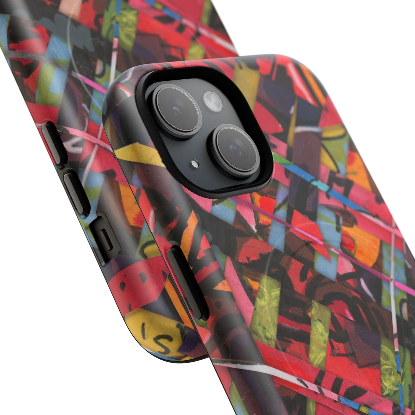 Abstracted Scraps Tough Magnetic Cases