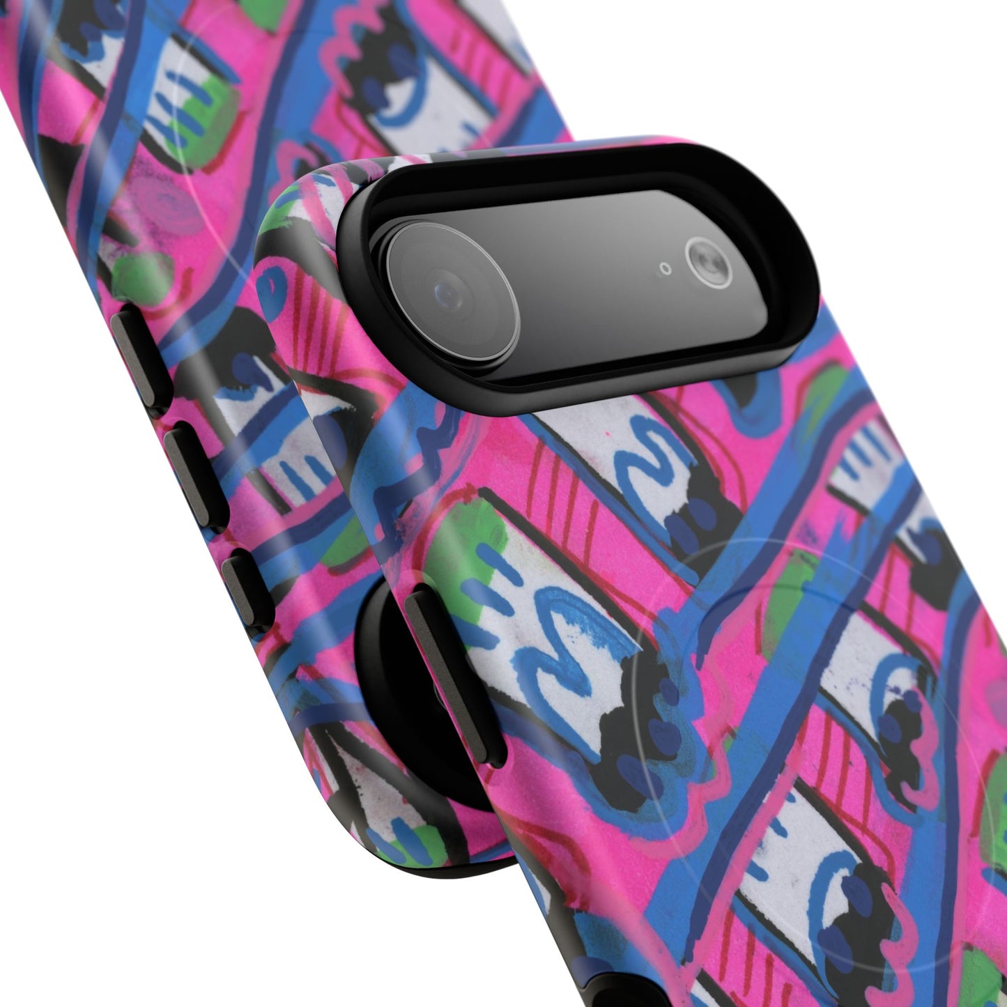 Pink Blast Tough Magnetic Case