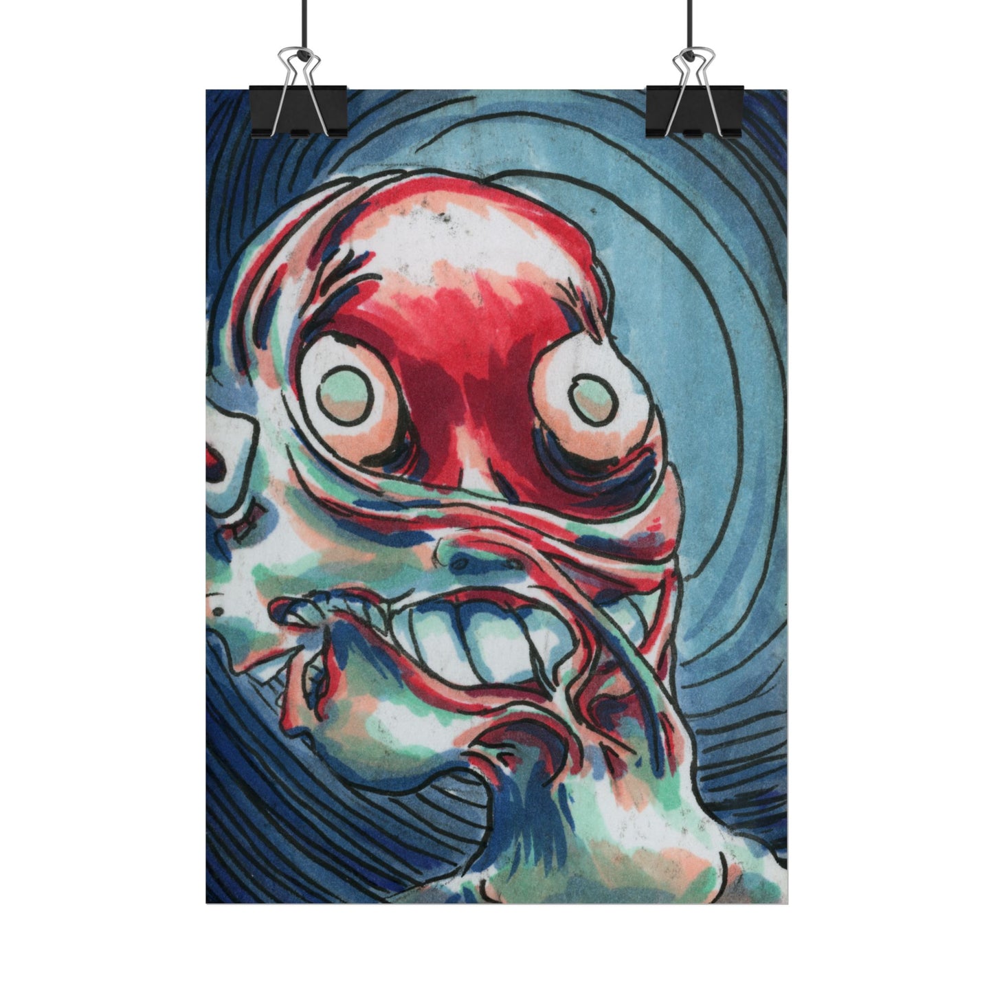 "Prolonged Eye Contact" poster