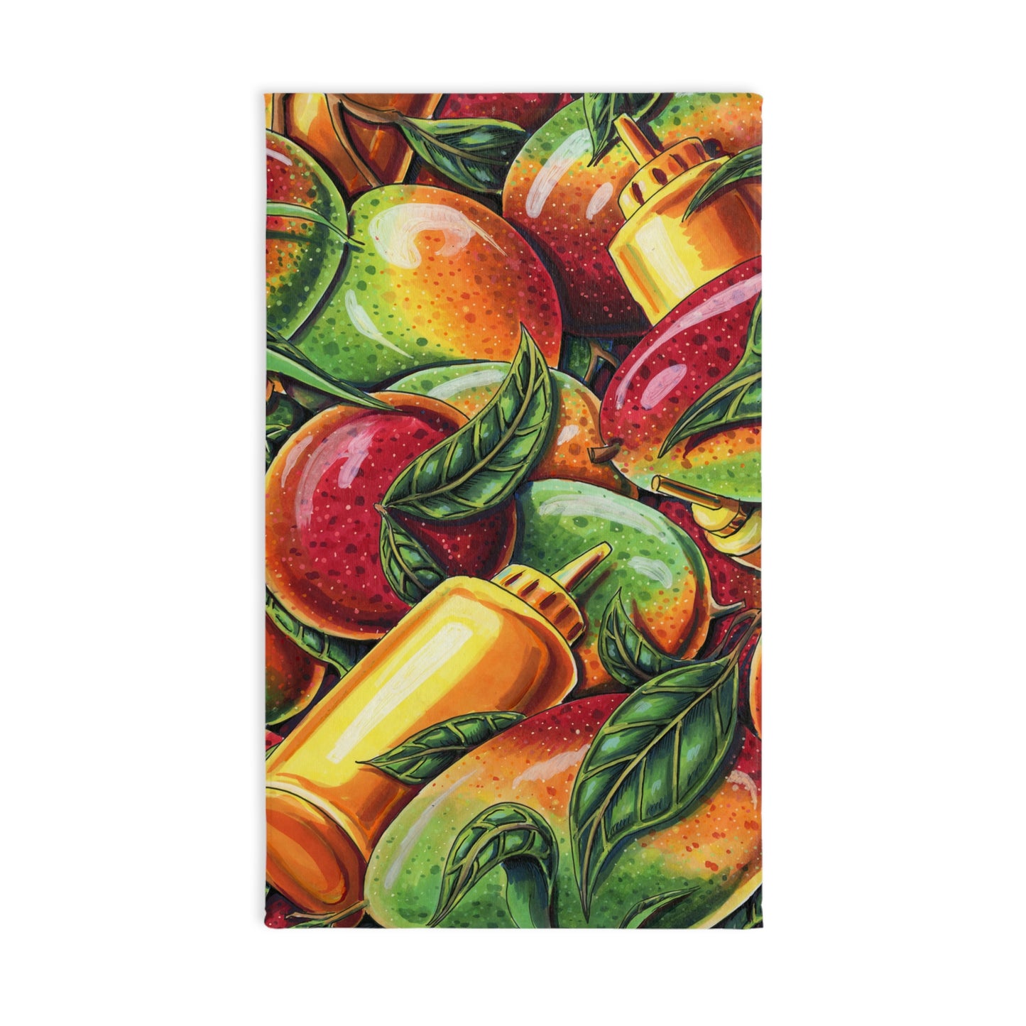 Mango Mustard hand towel