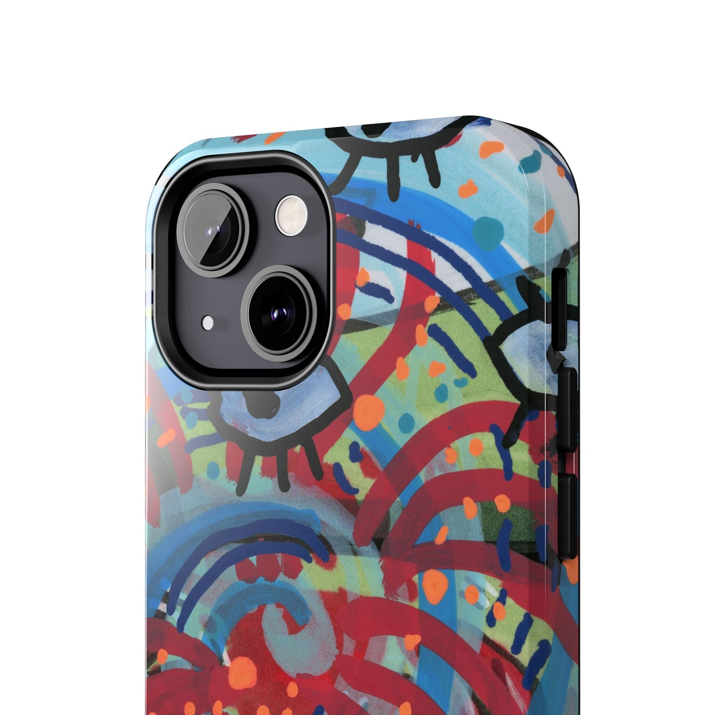 Eyeball Attack Tough Phone Cases