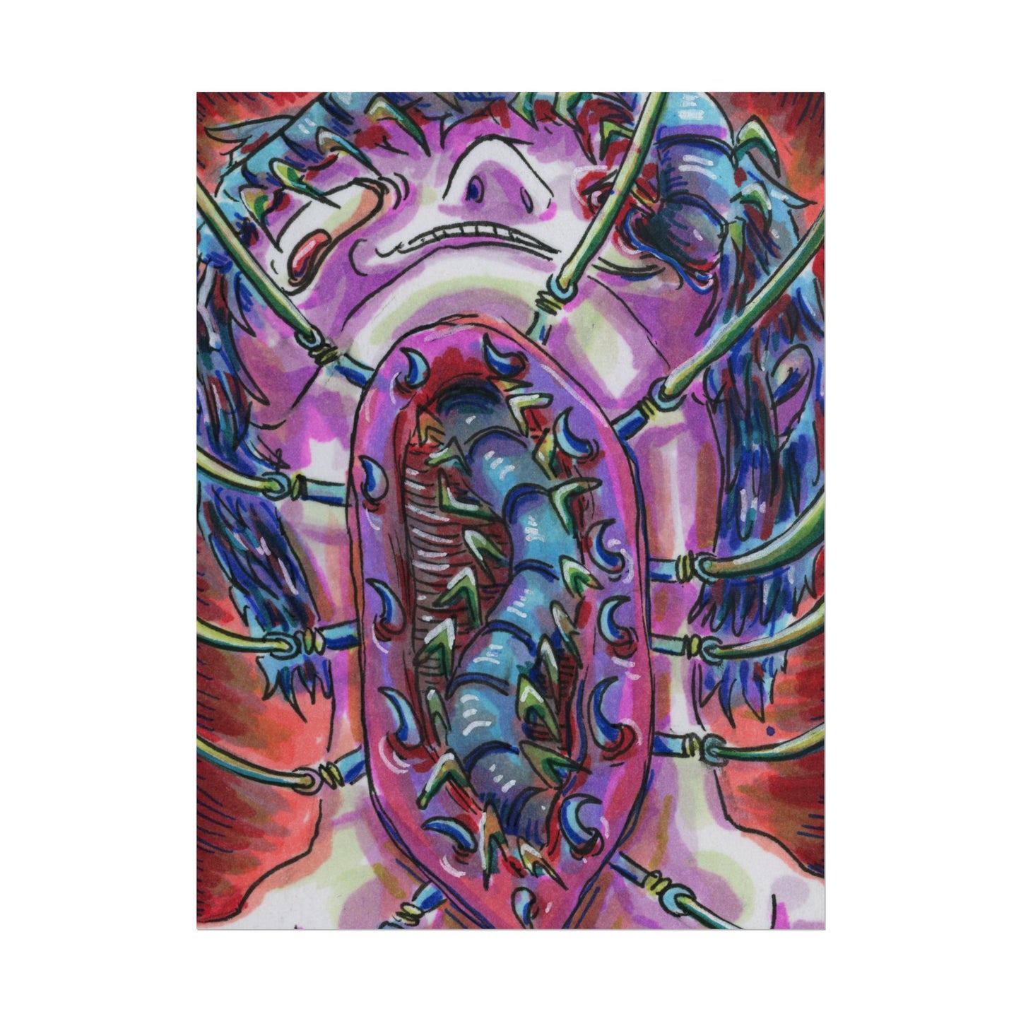 "Centipede Neck" poster