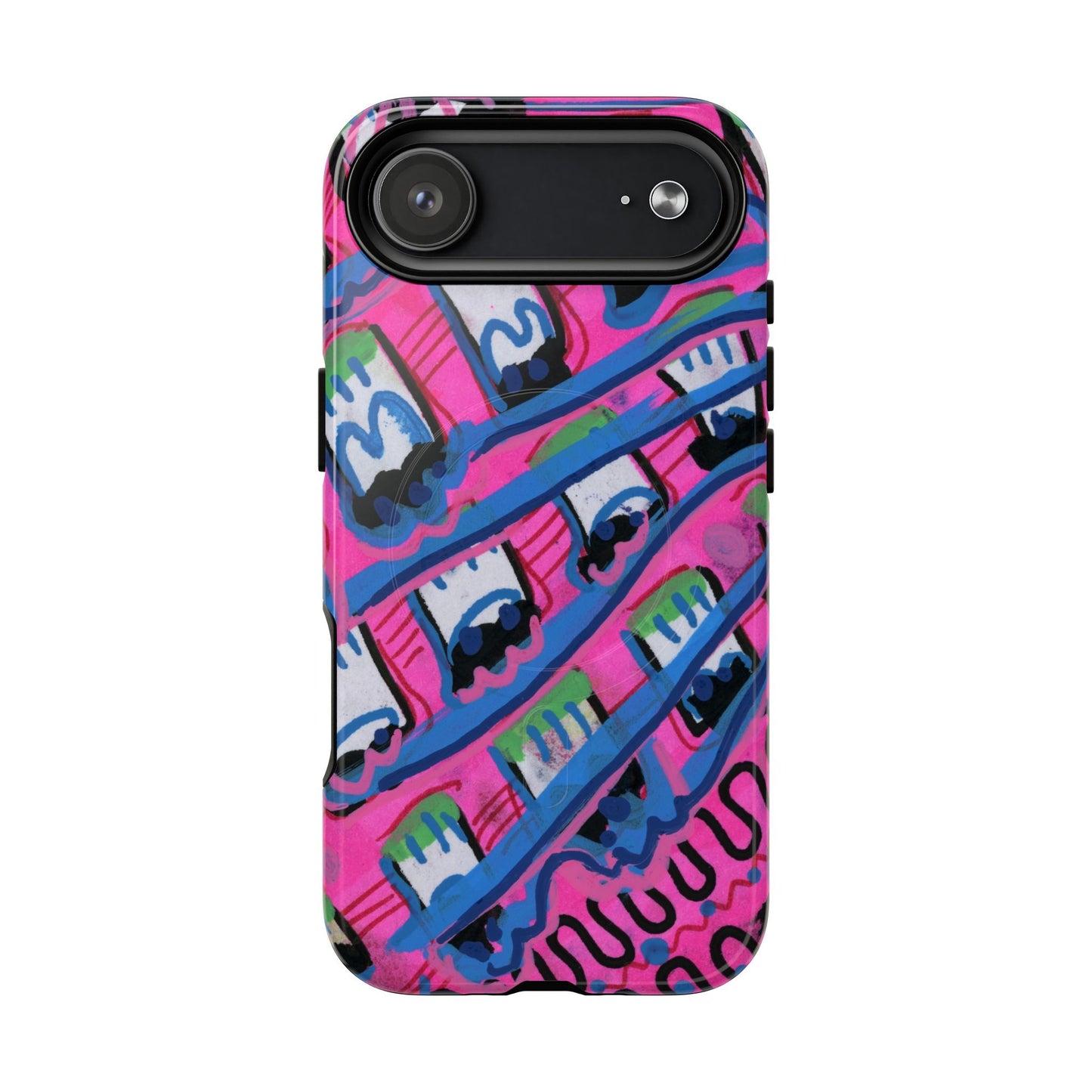 Pink Blast Tough Magnetic Case