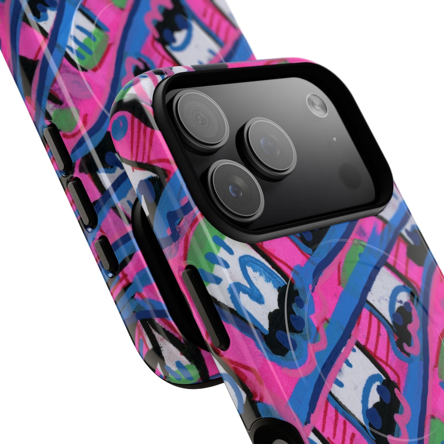 Pink Blast Tough Magnetic Case