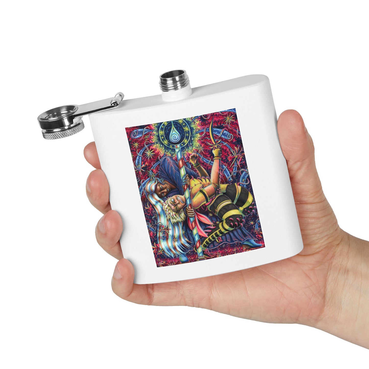 6oz Stainless Steel Flask — Sister Duel