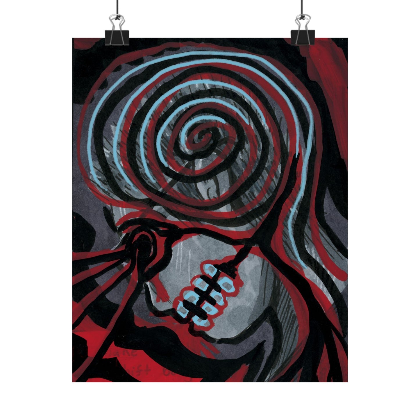 Mind Torture Matte Vertical Poster