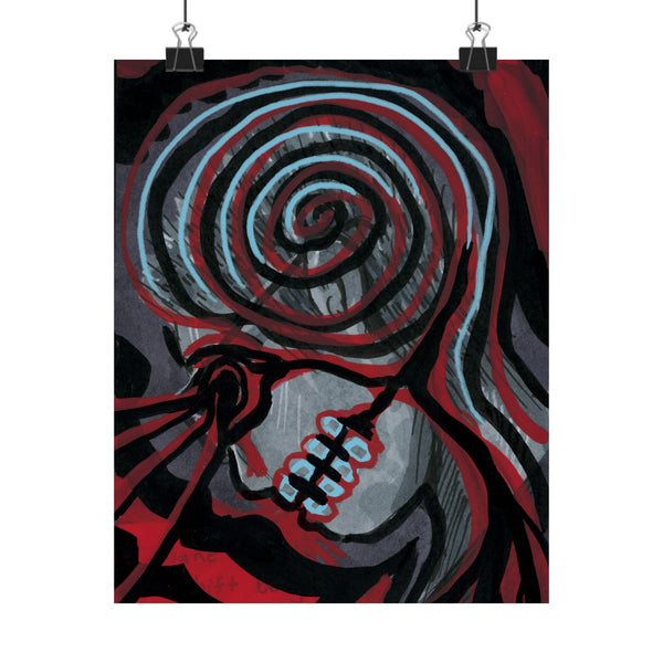 Mind Torture Matte Vertical Poster
