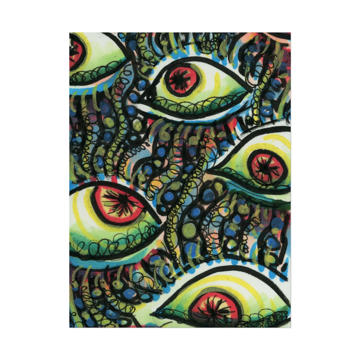 "Trippy Eyeball" poster