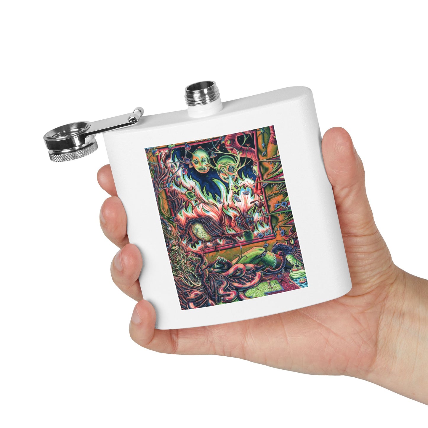 6oz Stainless Steel Flask — Early Bird