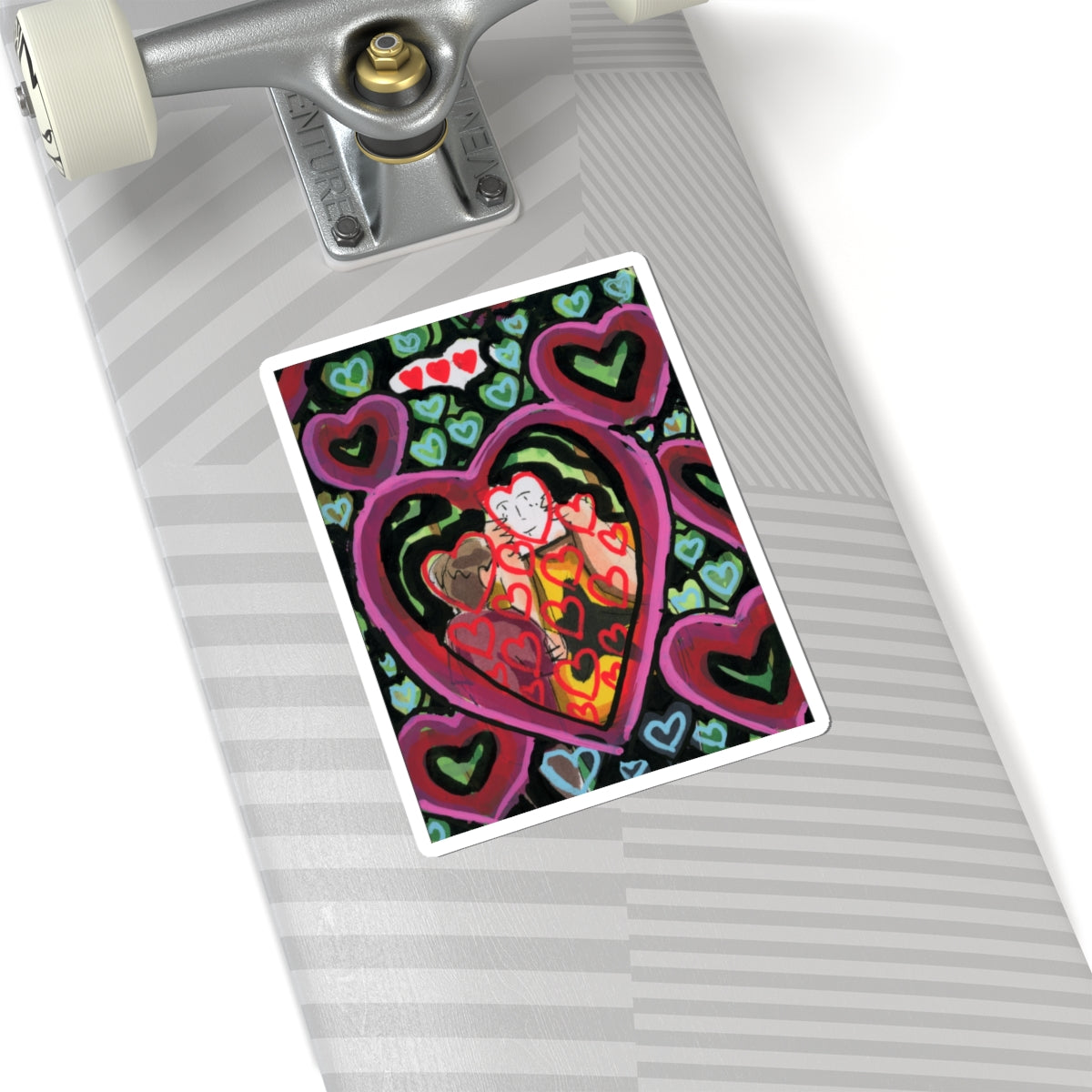 Toxic Love Kiss-Cut Sticker