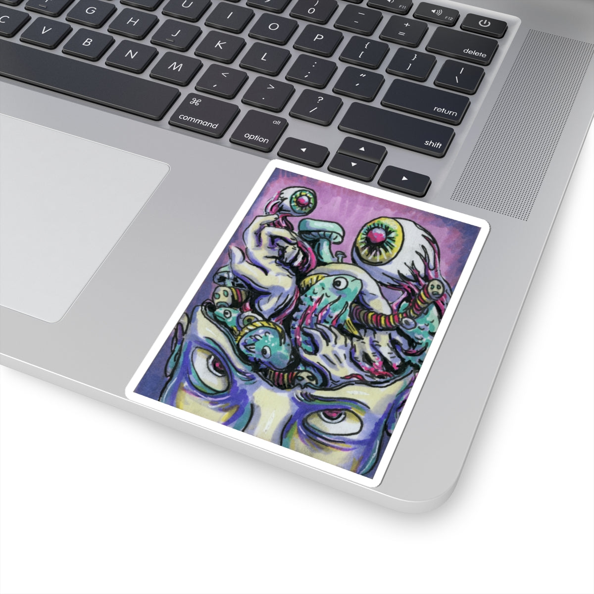 "Brain Pain" sticker