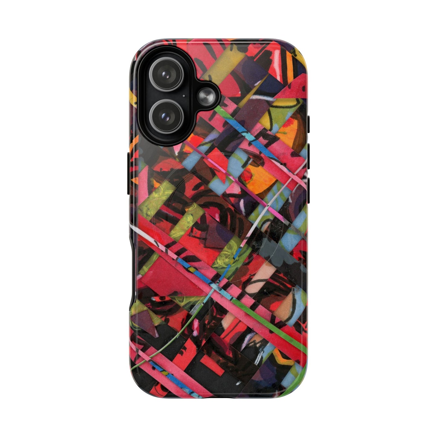 Abstracted Scraps Tough Magnetic Cases