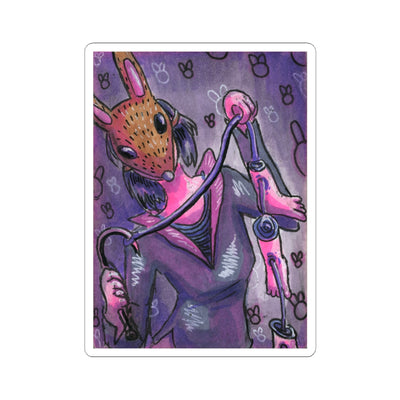 "Lucky Feet" sticker