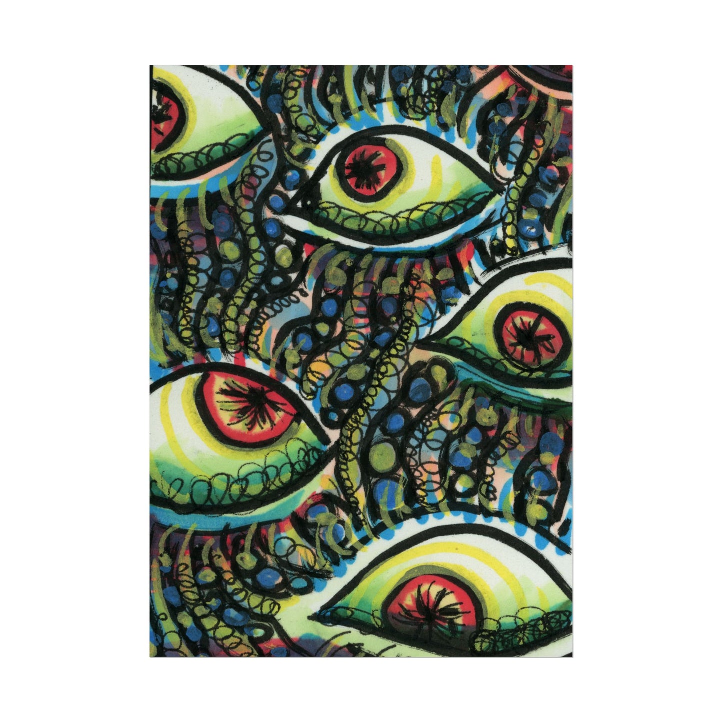 "Trippy Eyeball" poster