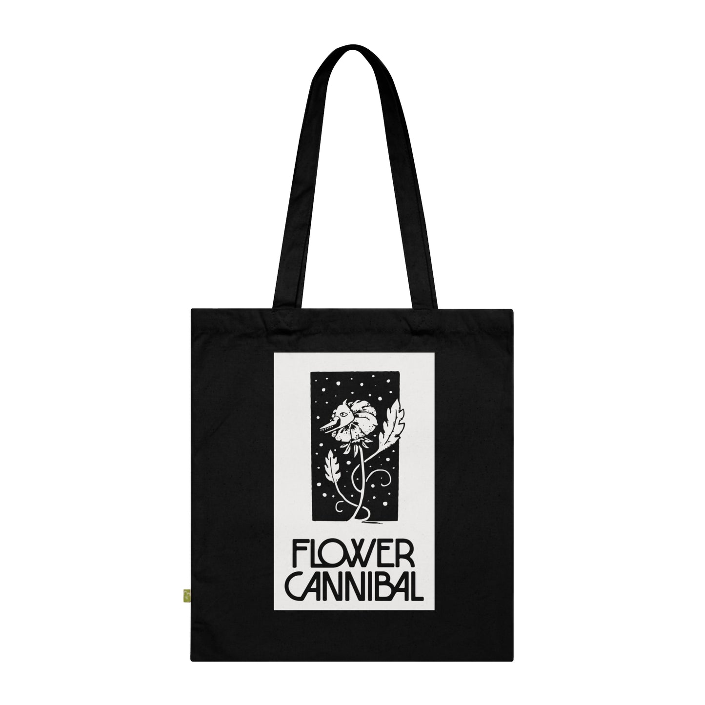 Tote Bag (Black) - Flower Cannibal