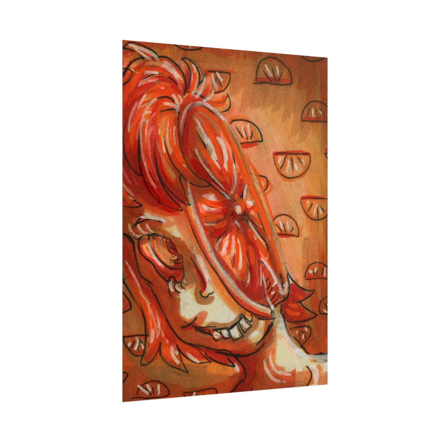 "Orange Brain" poster