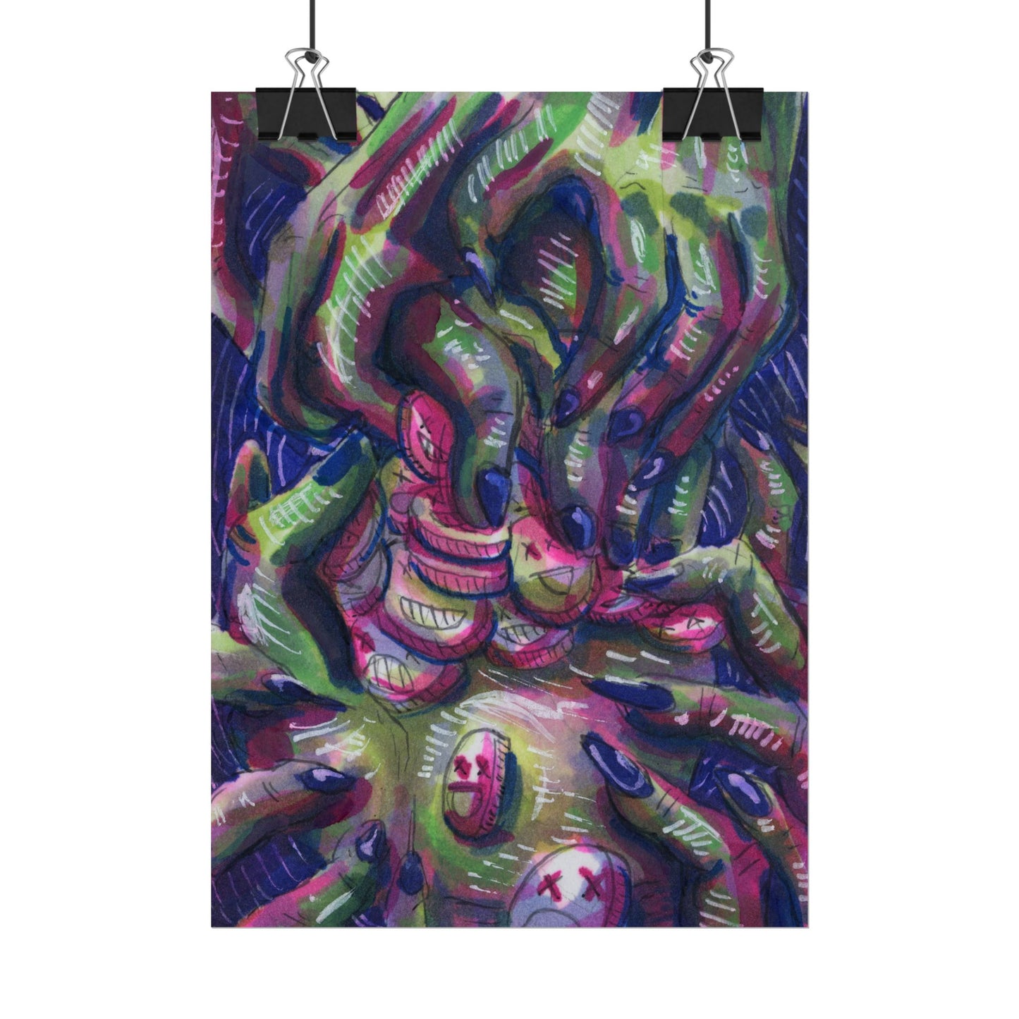 "Unclench my Fist" poster