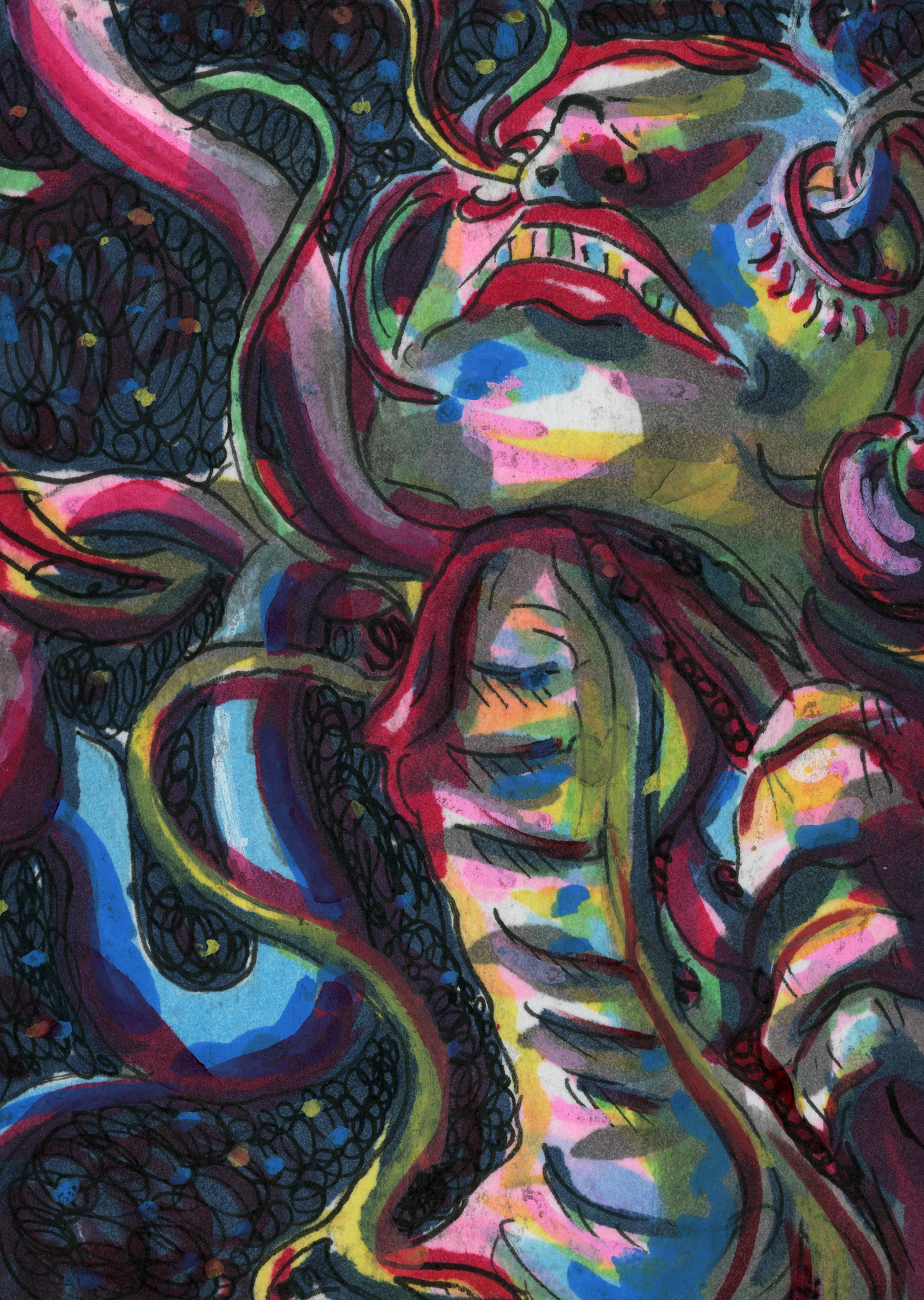 Clown Nightmare (original painting)