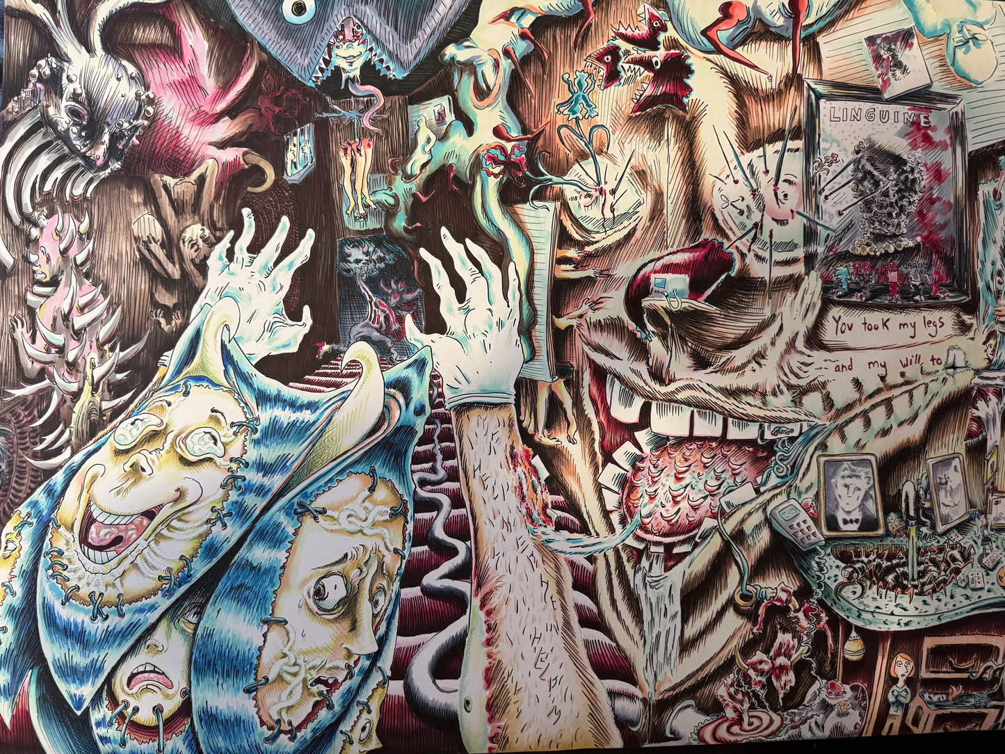Sonic horror painting
