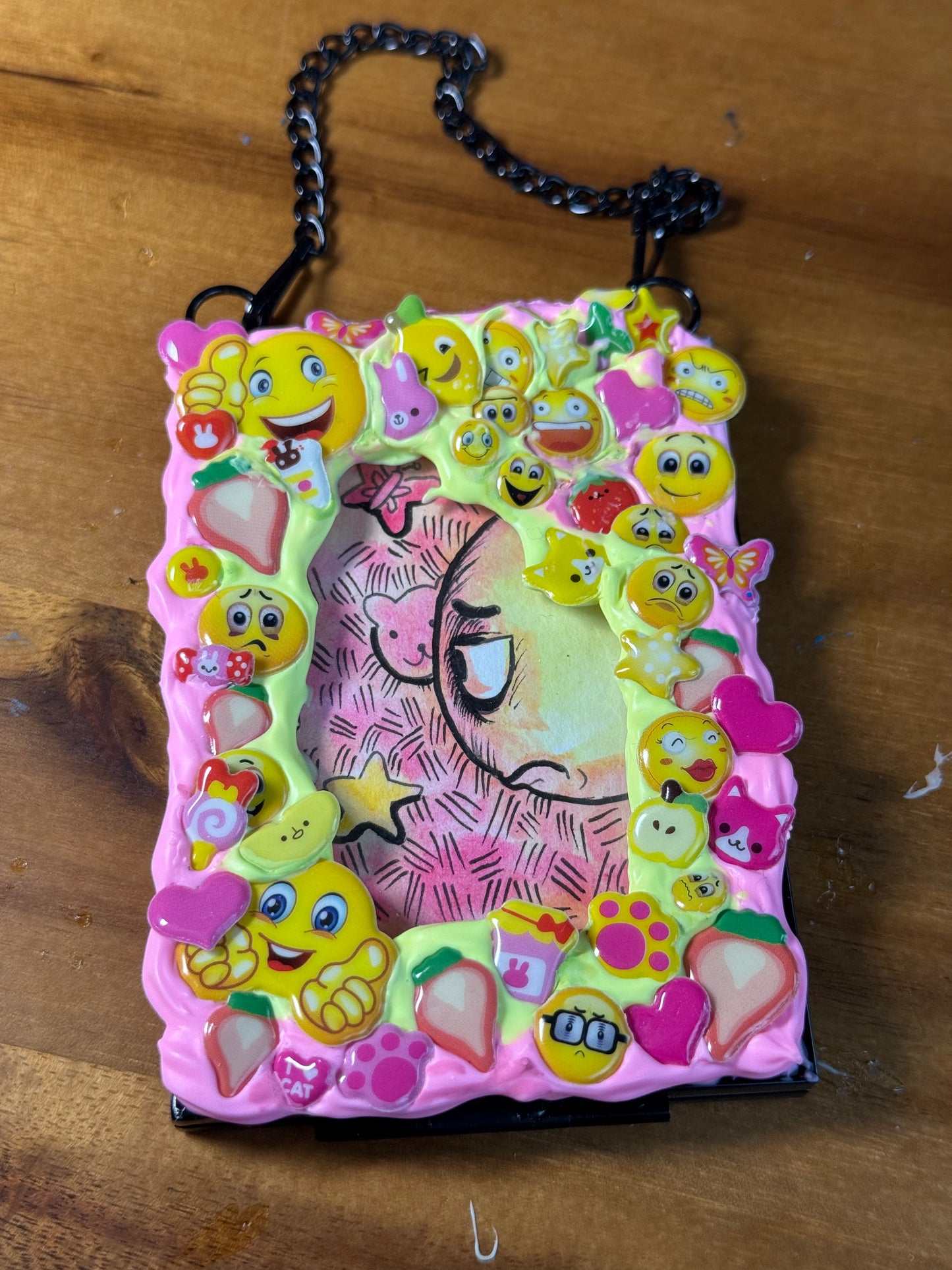 Digital Hangover (ACEO case + painting)