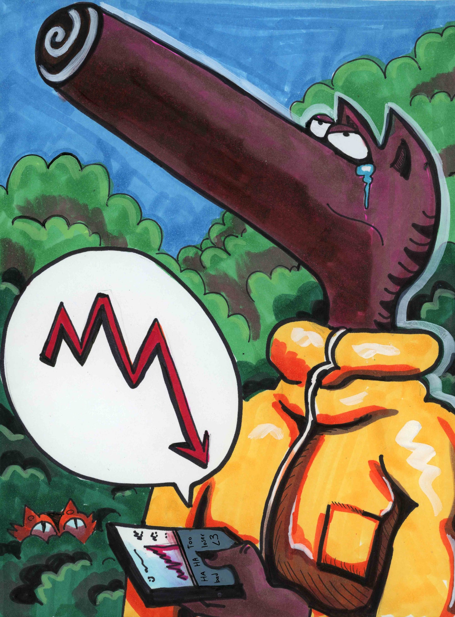 Day trading (Handmade art)