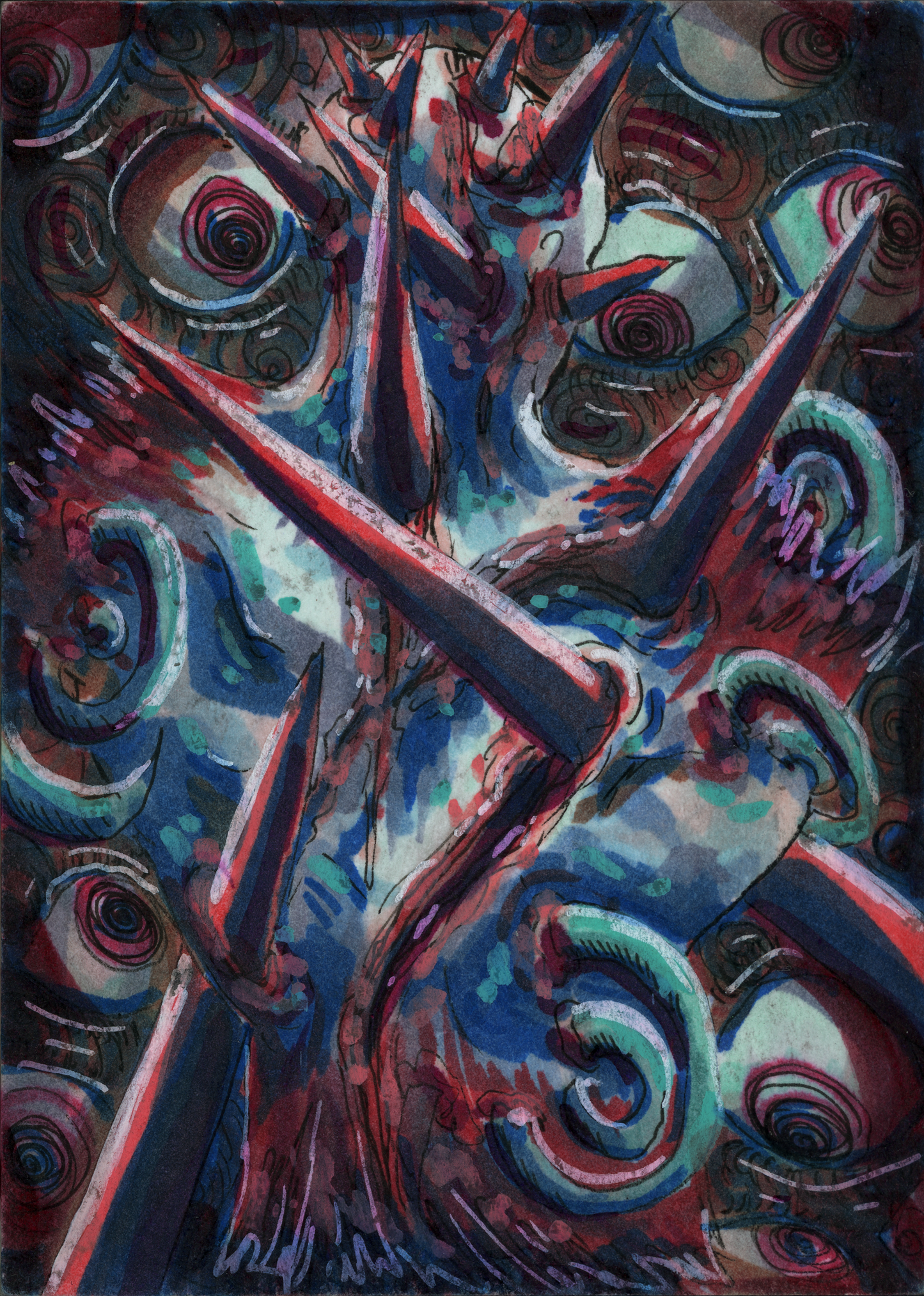 Spikey (original painting)