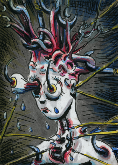 Stressed Out (original painting)