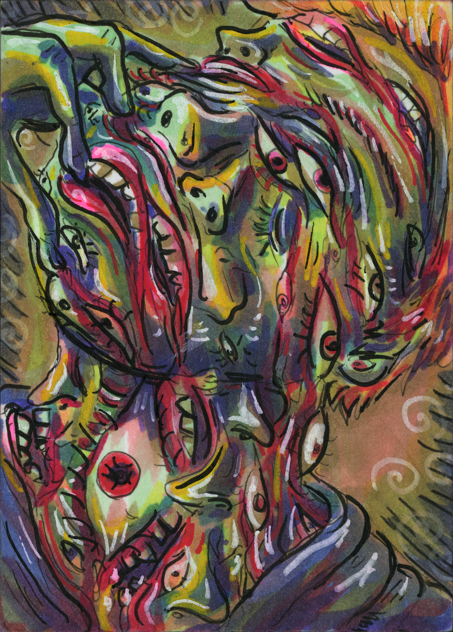 "Blergh" (original painting)