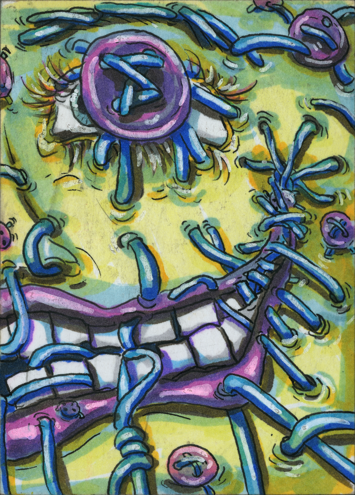 Button Eye (original painting)