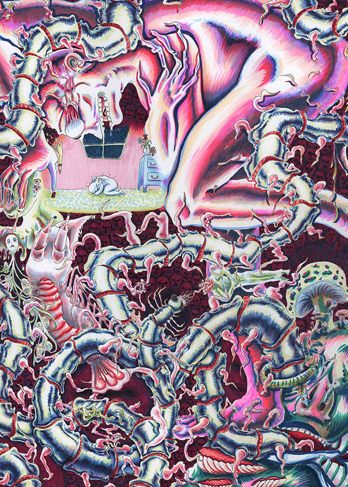 Centipede Manifestations (original painting)