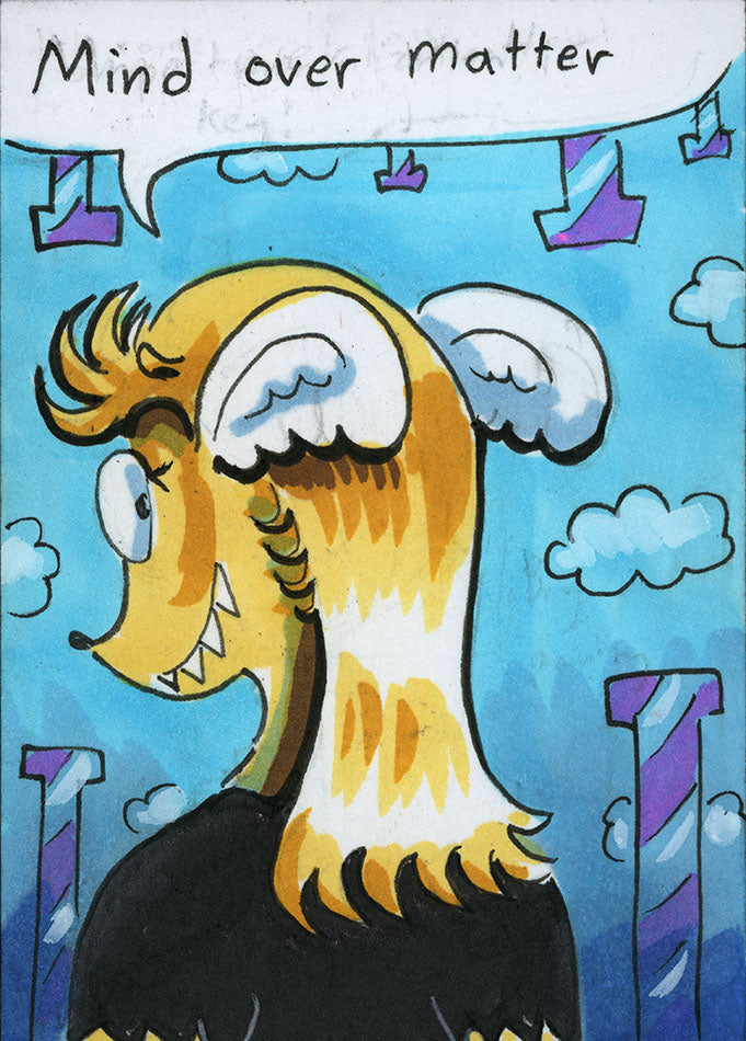 Floofle World chapter 1 panel 13 (Hand drawn)