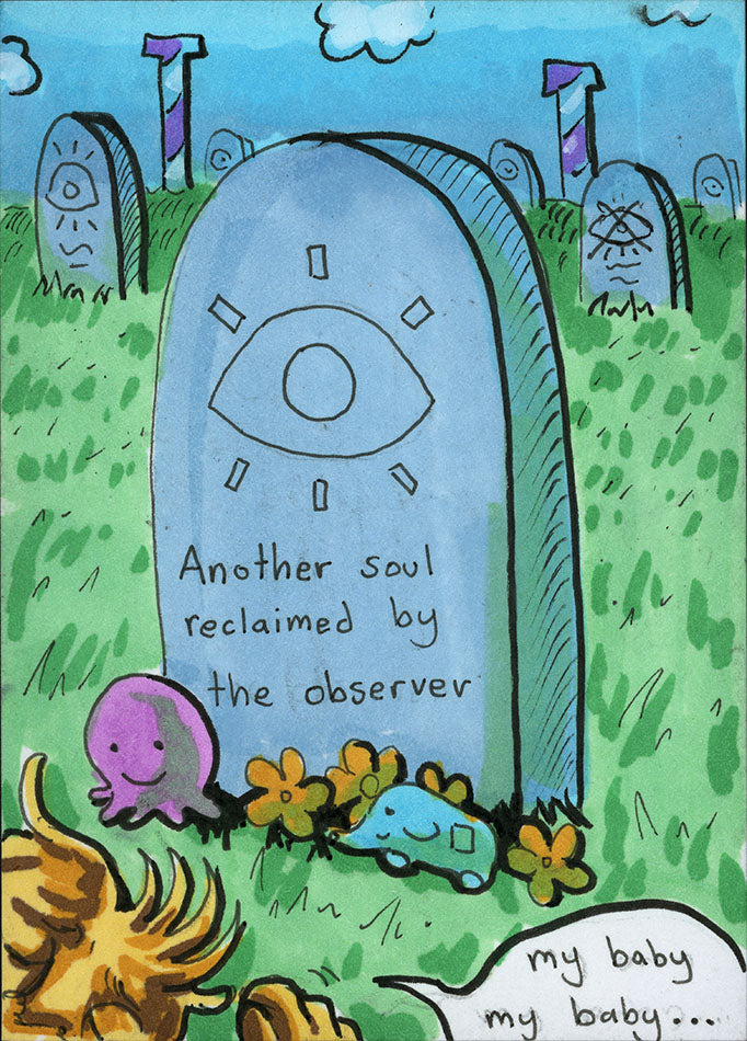 Floofle World chapter 1 panel 6 (Hand drawn)