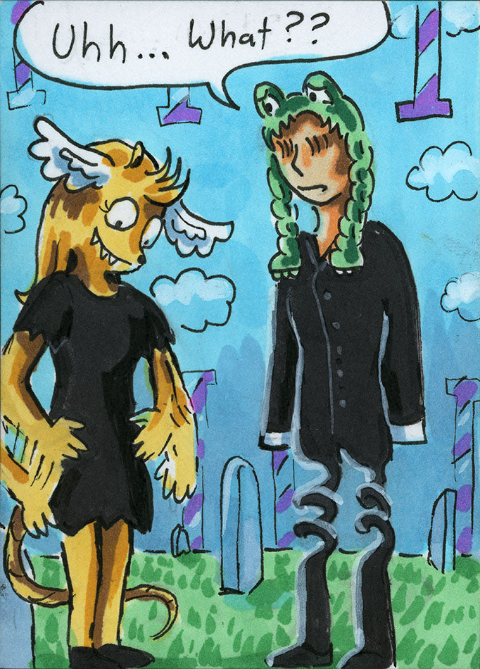 Floofle World chapter 1 panel 8 (Hand drawn)