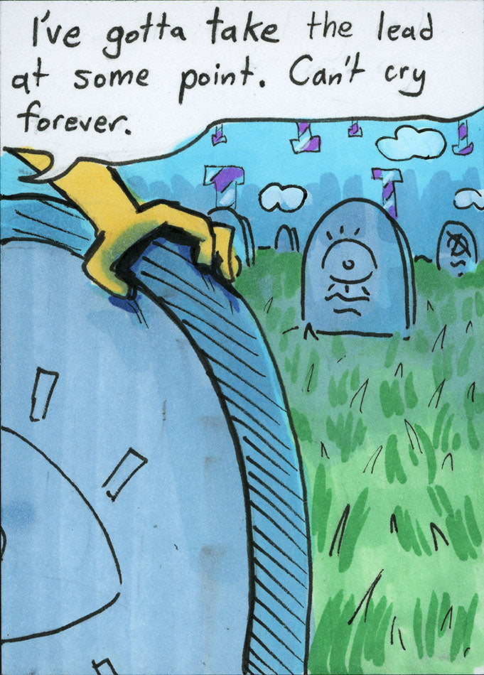 Floofle World chapter 1 panel 9 (Hand drawn)