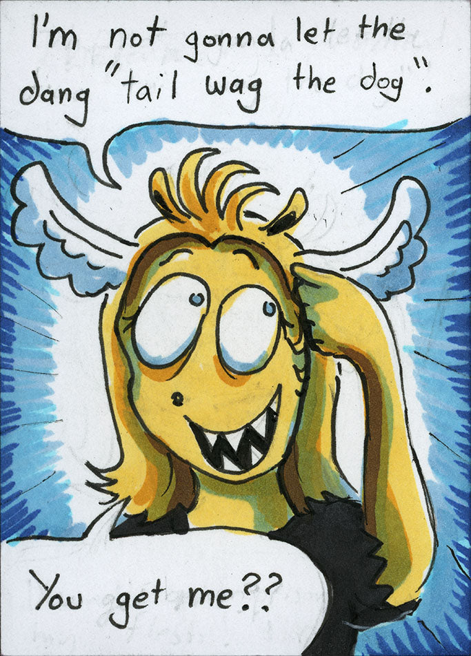 Floofle World chapter 1 panel 10 (Hand drawn)