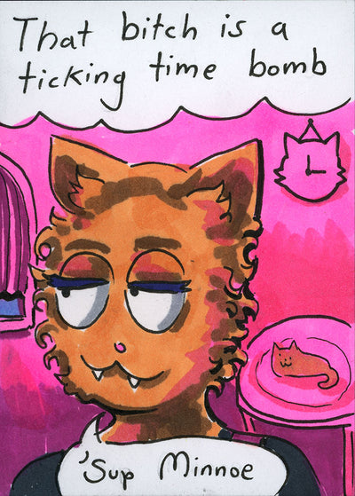 Floofle World chapter 2 panel 15 (Hand drawn)