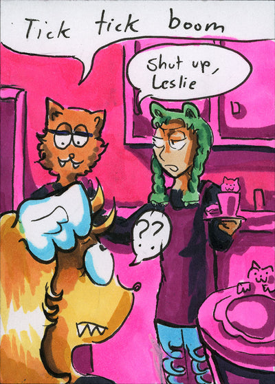 Floofle World chapter 2 panel 16 (Hand drawn)