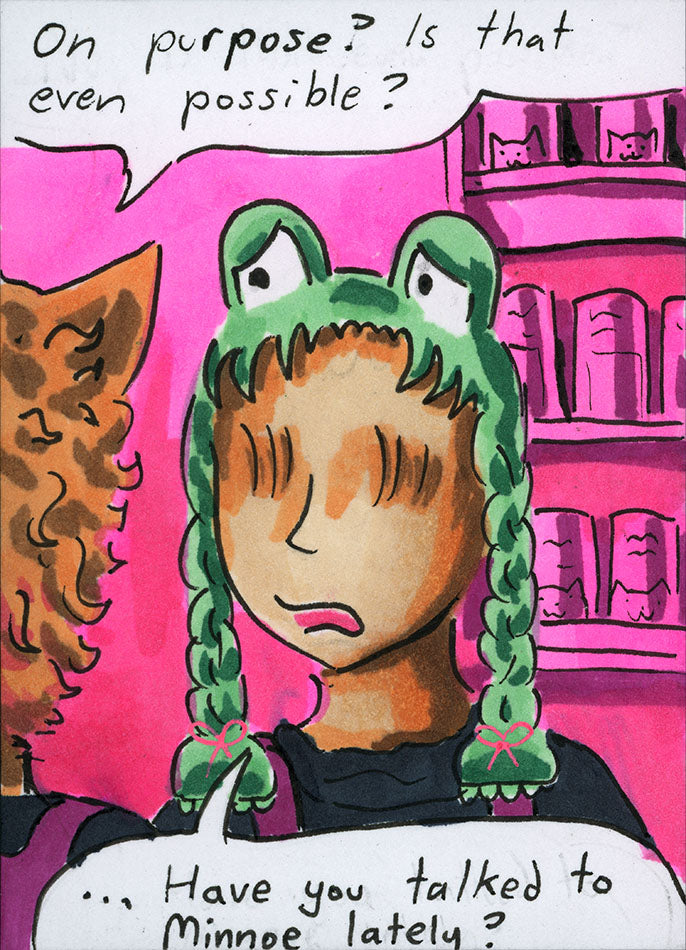 Floofle World chapter 2 panel 2 (Hand drawn)