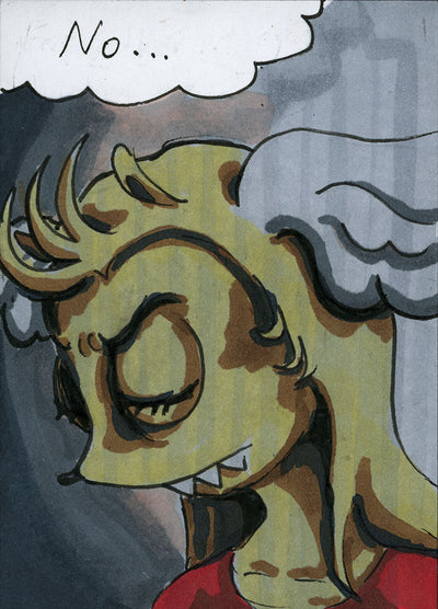 Floofle World chapter 2 panel 4 (Hand drawn)