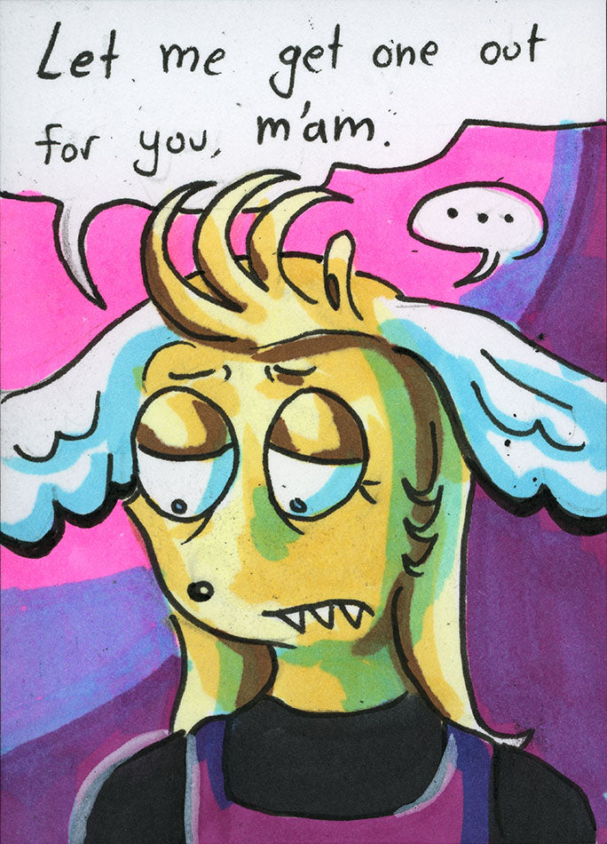 Floofle World chapter 3 panel 3 (Hand drawn)