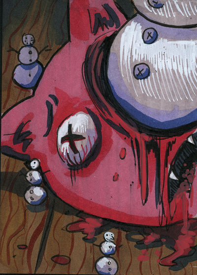 Snowman Wizard (5/5) (Hand Drawn)