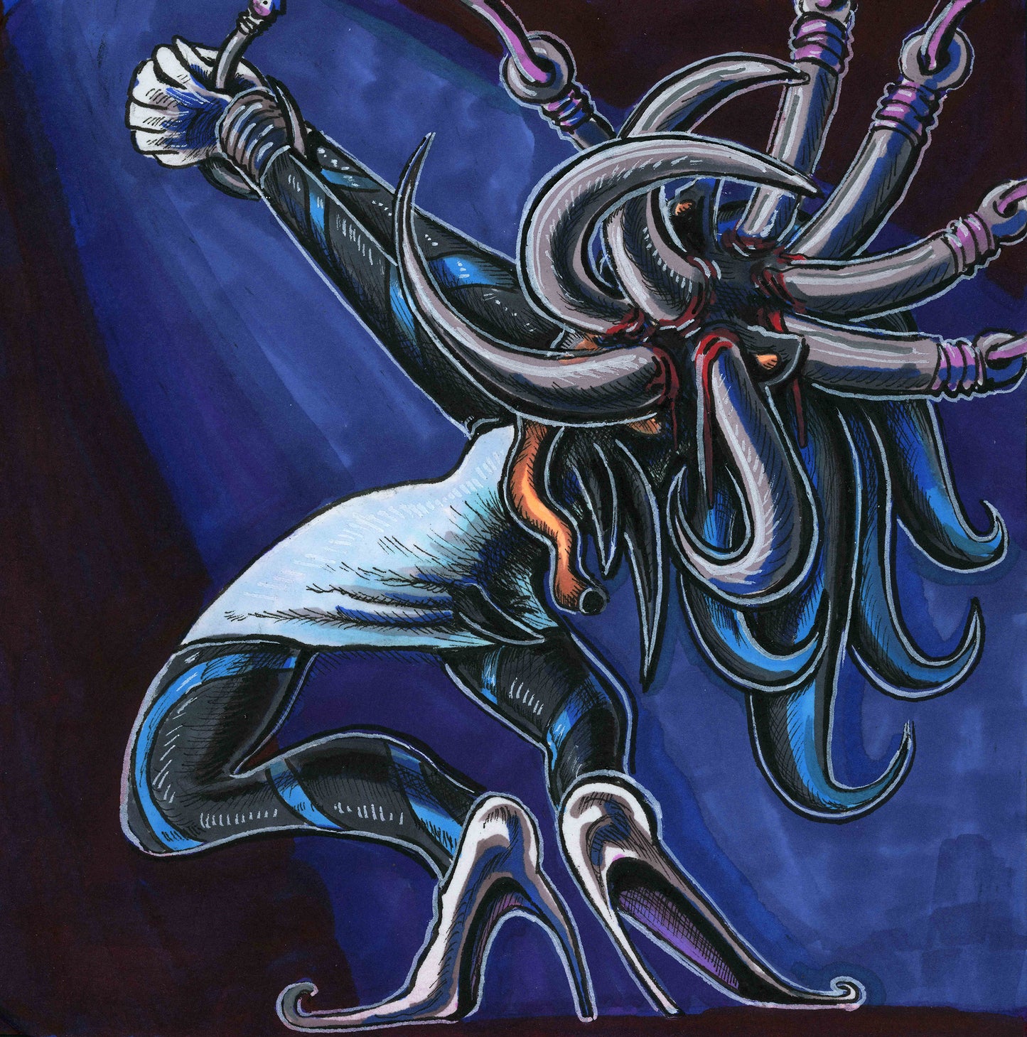 Brobert chapter 5 panel 2 (original painting)