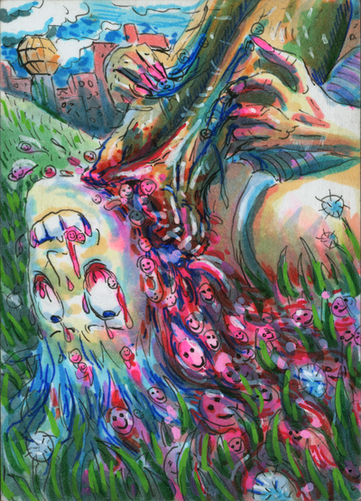 Choked (original painting)