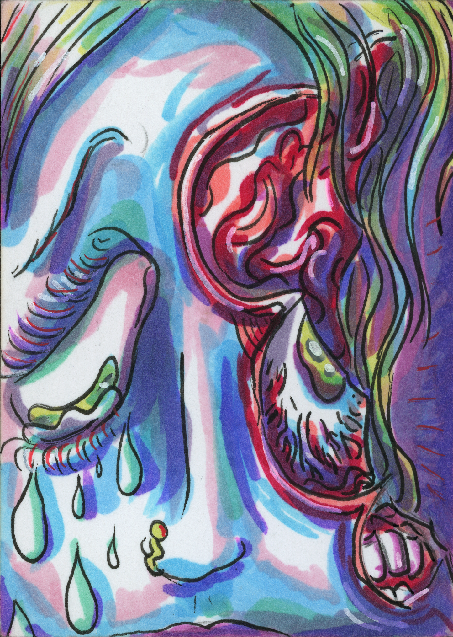 Chomp (original painting)