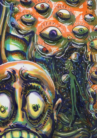 Eyeball Freakout (original painting)