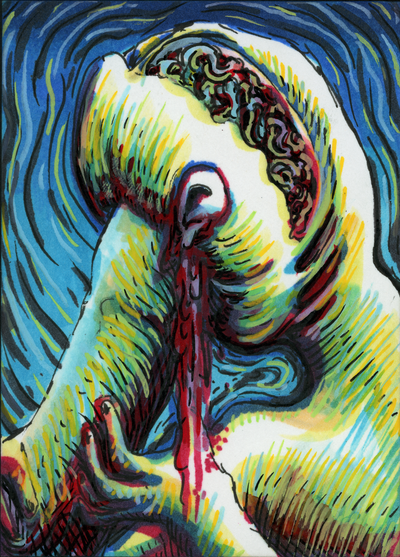 Face Sludge Slam (original painting)