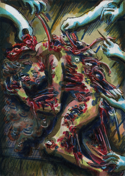 Flesh Prison (original painting)