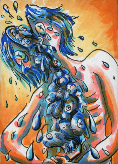 Gutted Like a Fish (original painting)